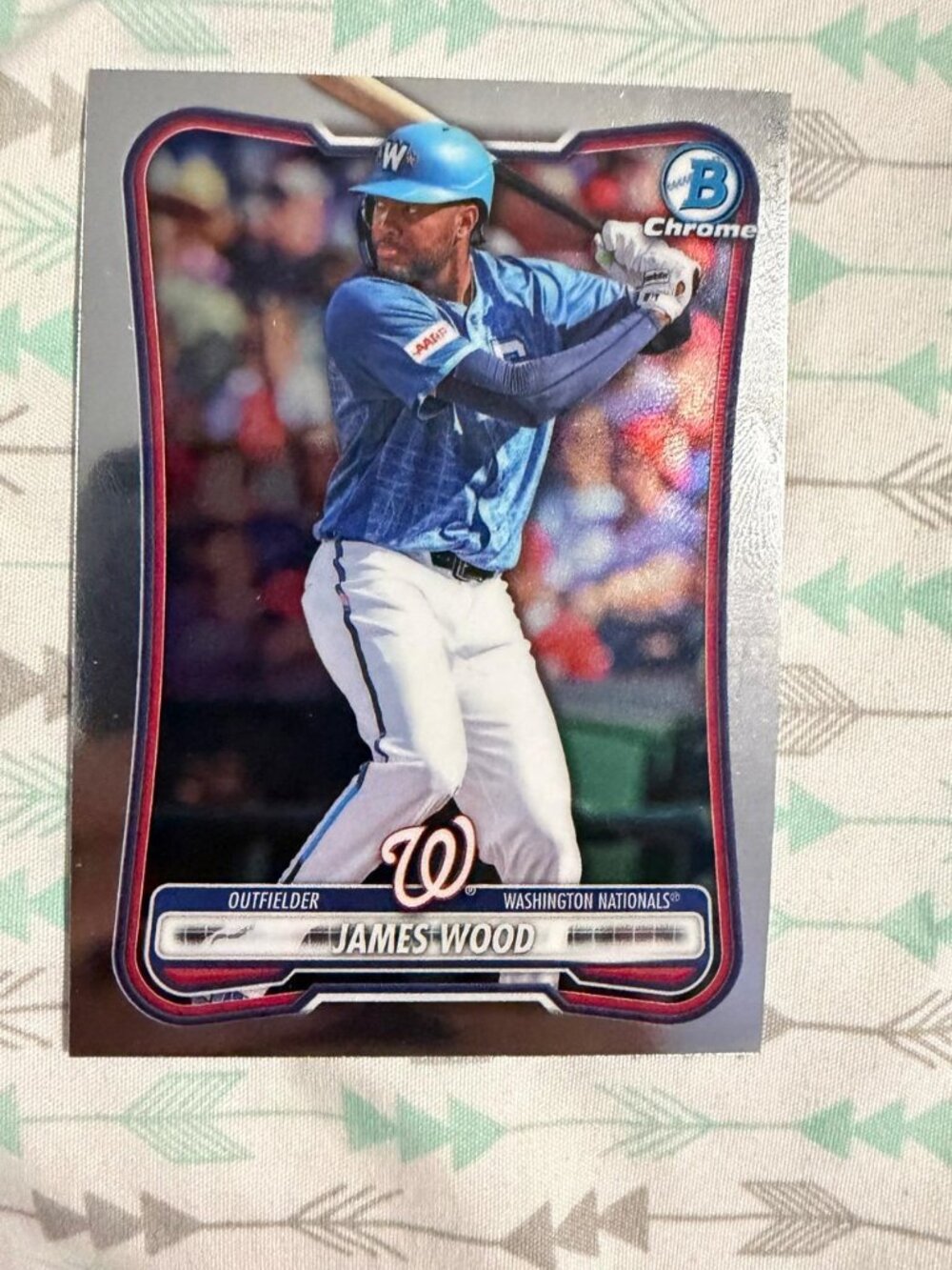 2026 Bowman Chrome James Wood Washington Nationals Refractor